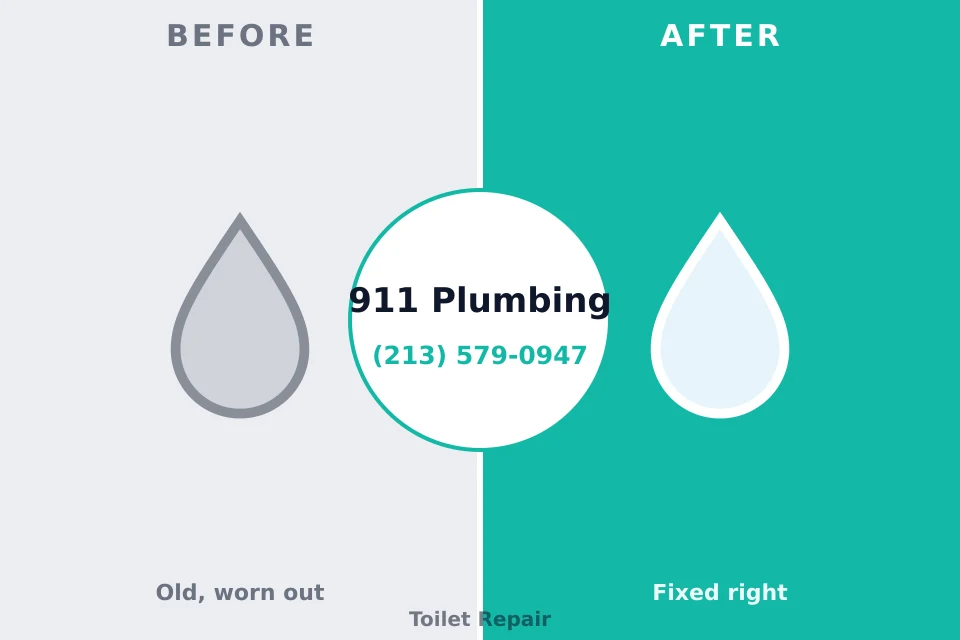 Before and after: plumbing repair Herscher, IL
